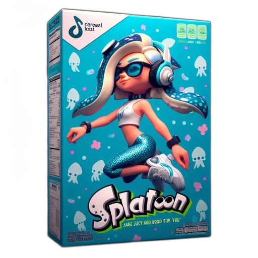 concept art, 3d render, illustration, cereal transparent PNG cut-out