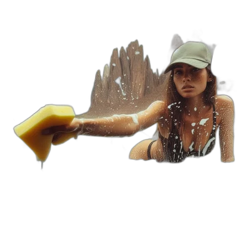 hat, staff, weapon, food transparent PNG cut-out