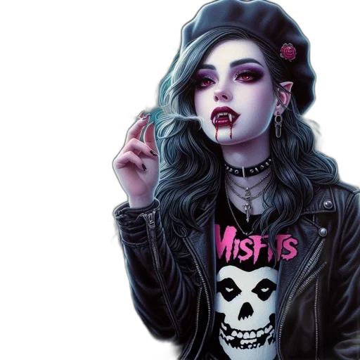 jacket, cyberpunk, concept art, fantasy art transparent PNG cut-out