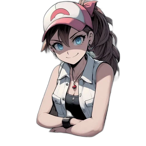 face, staff, hat, dress transparent PNG cut-out