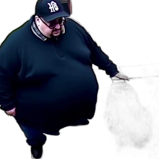 creature, jacket, staff, weapon transparent PNG cut-out