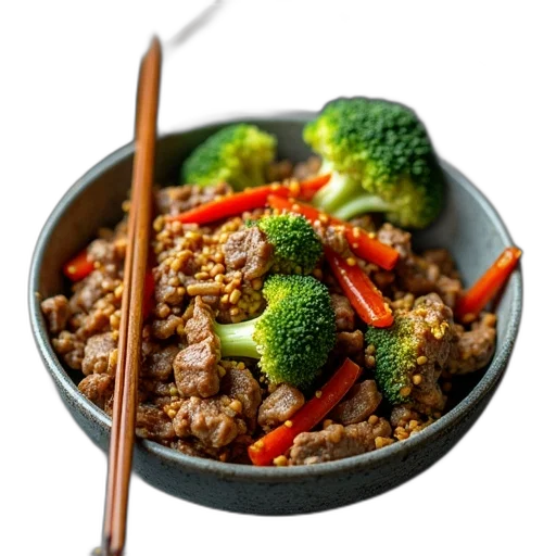 food, photorealistic, 3d render, asian transparent PNG cut-out