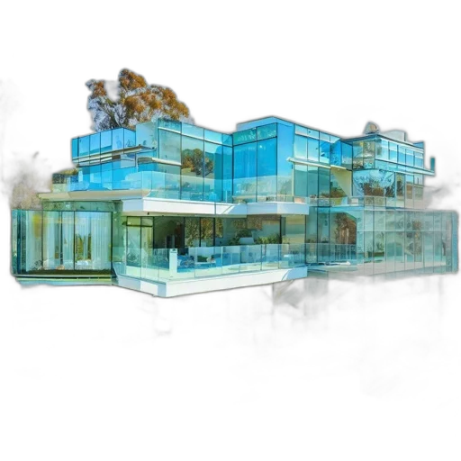 building, 3d render, photorealistic, concept art transparent PNG cut-out