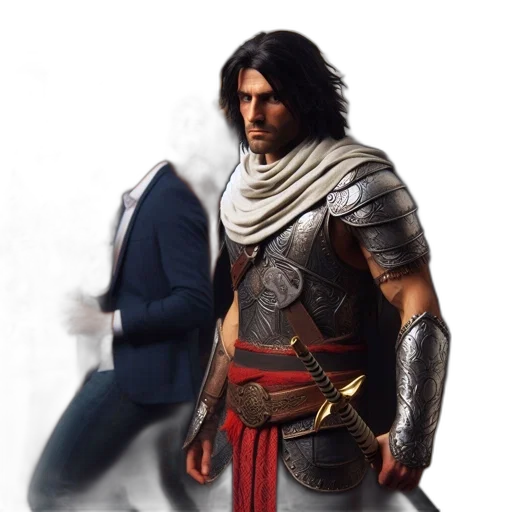 sword, jacket, weapon, staff transparent PNG cut-out