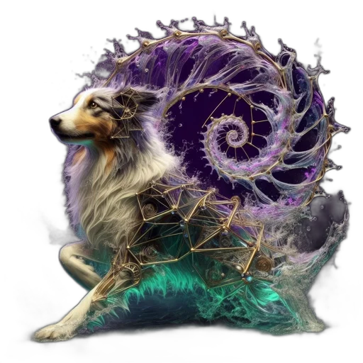 dragon, animal, creature, staff transparent PNG cut-out