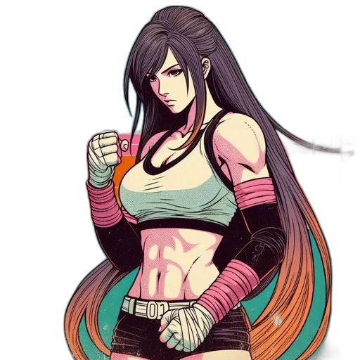 concept art, pixel art, anime, comic book art transparent PNG cut-out