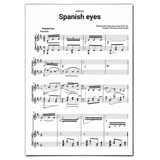 musical, score, title, spanish transparent PNG cut-out