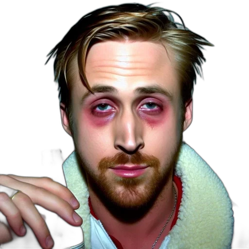 face, jacket, creature, mask transparent PNG cut-out