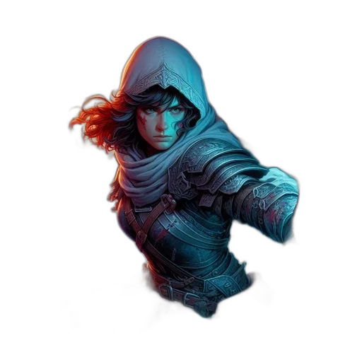 jacket, sword, weapon, mask transparent PNG cut-out