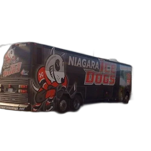 black, bus, niagara, ice transparent PNG cut-out
