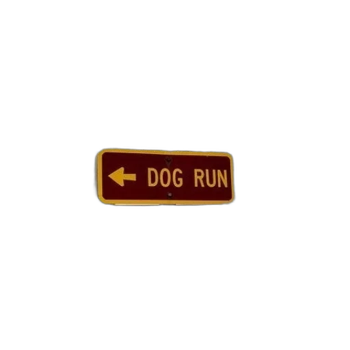 sign, park, points, left transparent PNG cut-out
