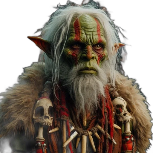 face, staff, mask, creature transparent PNG cut-out