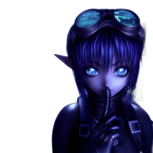 mask, staff, fantasy art, anime transparent PNG cut-out