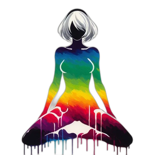 dress, pixel art, concept art, fantasy art transparent PNG cut-out