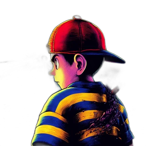 hat, jacket, watercolor, concept art transparent PNG cut-out