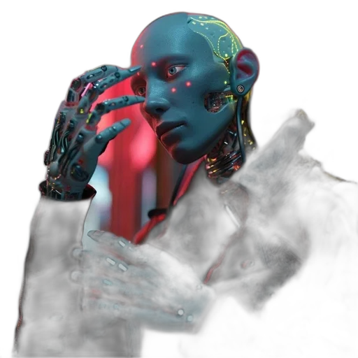 robot, mask, face, jewelry transparent PNG cut-out
