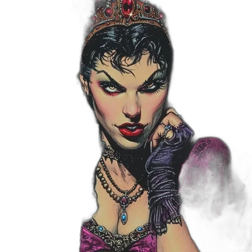 crown, jewelry, comic book art, fantasy art transparent PNG cut-out