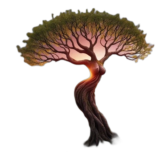 tree, hair, crown, animal transparent PNG cut-out