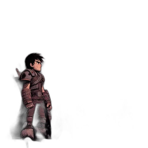 dragon, sword, jacket, weapon transparent PNG cut-out