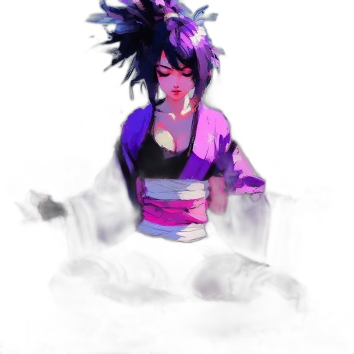 mask, creature, dragon, staff transparent PNG cut-out