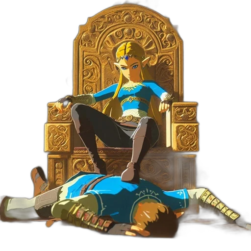 crown, sword, staff, furniture transparent PNG cut-out