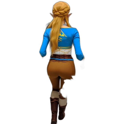 jacket, staff, hat, dress transparent PNG cut-out