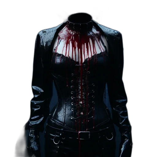 jacket, dress, concept art, 3d render transparent PNG cut-out