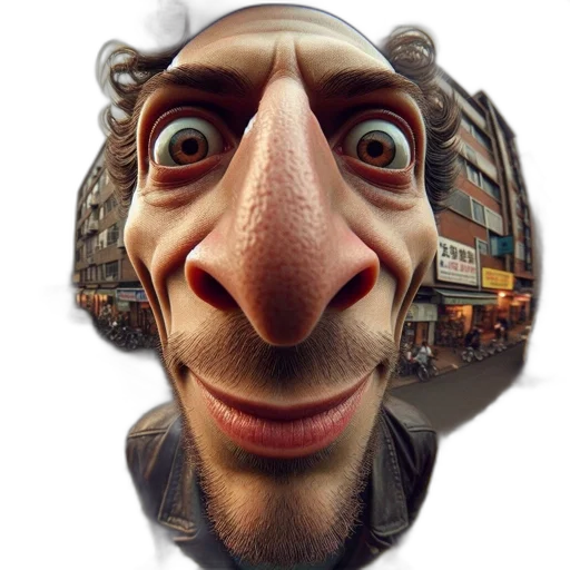 face, mask, animal, creature transparent PNG cut-out