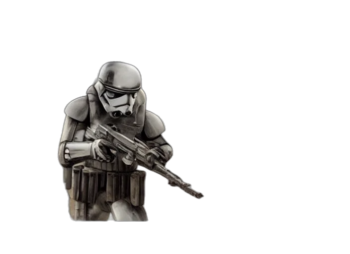 weapon, robot, concept art, pixel art transparent PNG cut-out