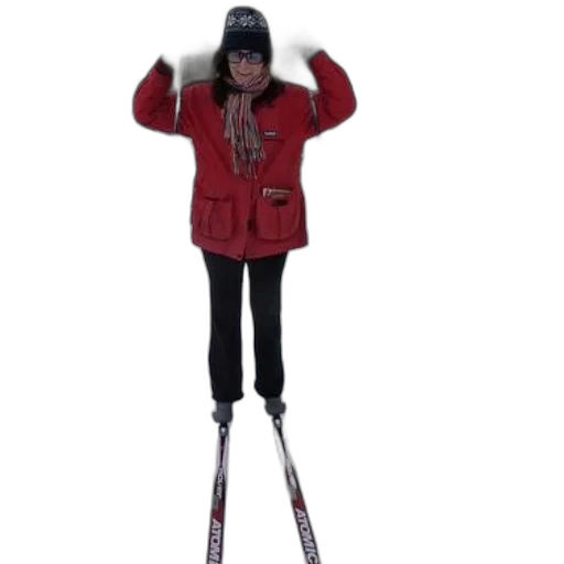 staff, jacket, umbrella, hat transparent PNG cut-out