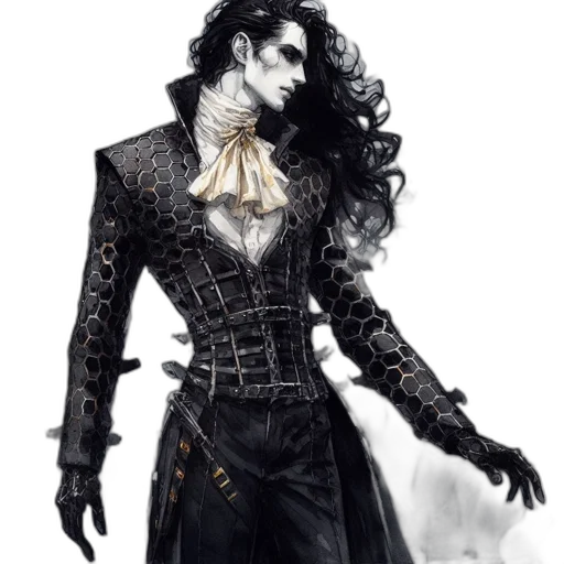 jacket, fantasy art, concept art, photorealistic transparent PNG cut-out