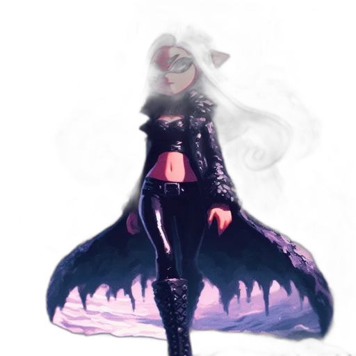 dress, jacket, mask, creature transparent PNG cut-out