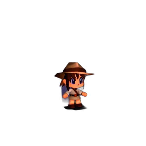 hat, staff, weapon, creature transparent PNG cut-out