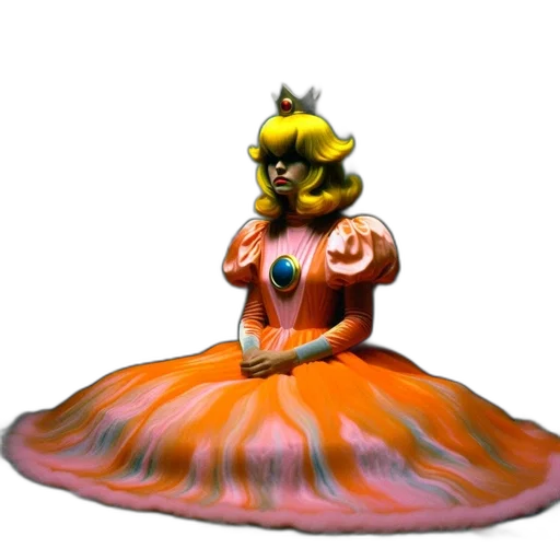 dress, crown, jewelry, creature transparent PNG cut-out
