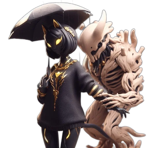 mask, staff, creature, animal transparent PNG cut-out
