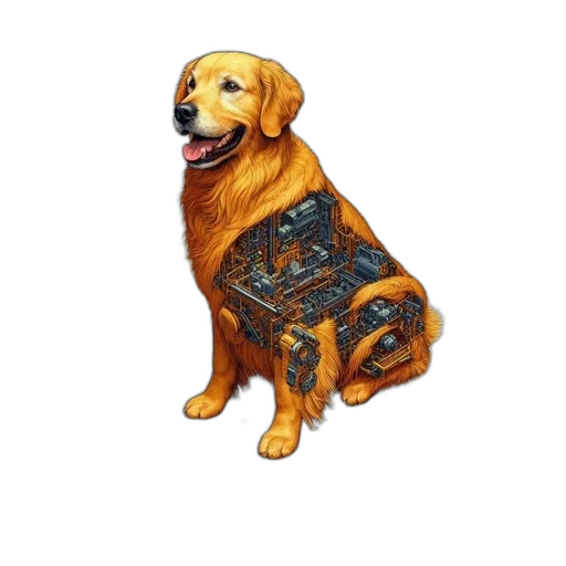 jacket, animal, dress, pixel art transparent PNG cut-out