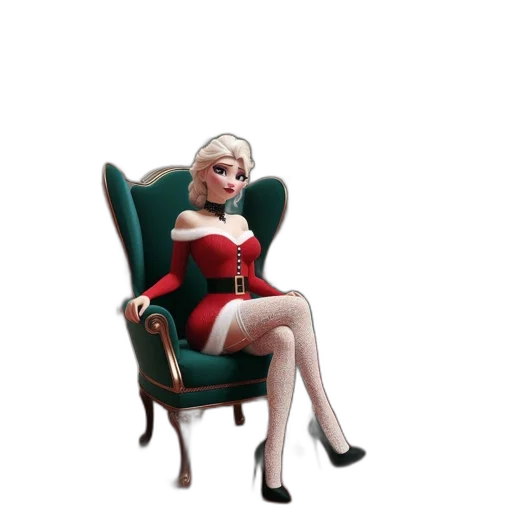 dress, furniture, staff, 3d render transparent PNG cut-out