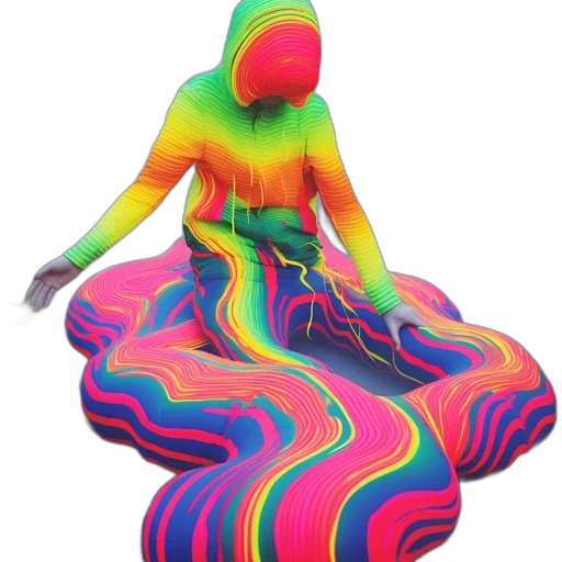 dress, hair, creature, jacket transparent PNG cut-out