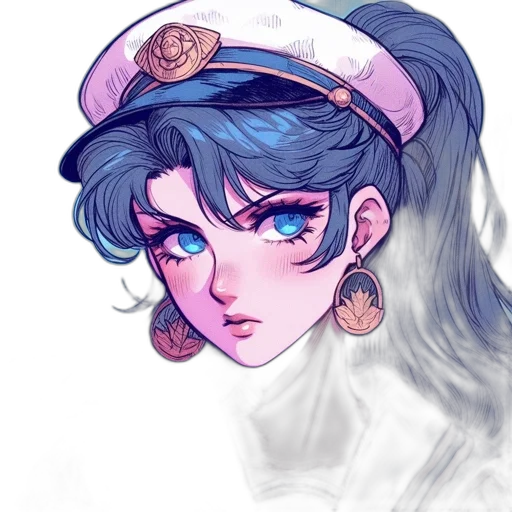 hat, face, crown, staff transparent PNG cut-out