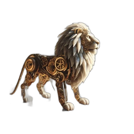 jewelry, animal, staff, 3d render transparent PNG cut-out