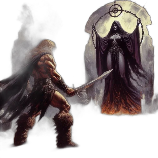 sword, concept art, fantasy art, comic book art transparent PNG cut-out