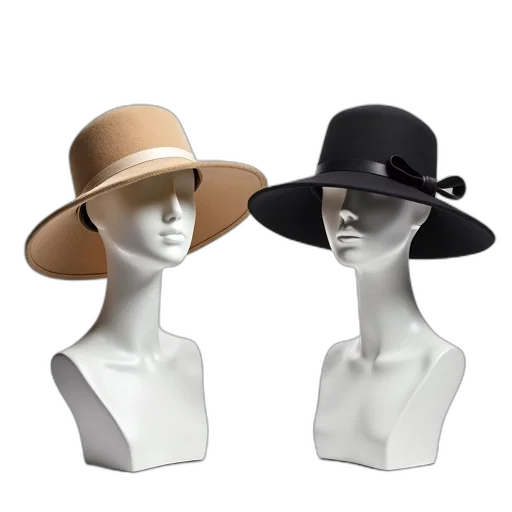 hat, jewelry, 3d render, earth tones transparent PNG cut-out