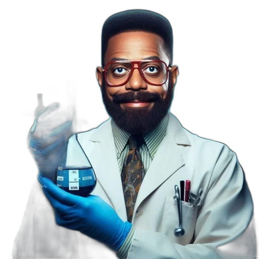 staff, jacket, robot, face transparent PNG cut-out