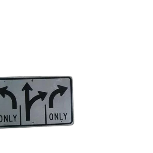 street, sign, arrows, pointing transparent PNG cut-out