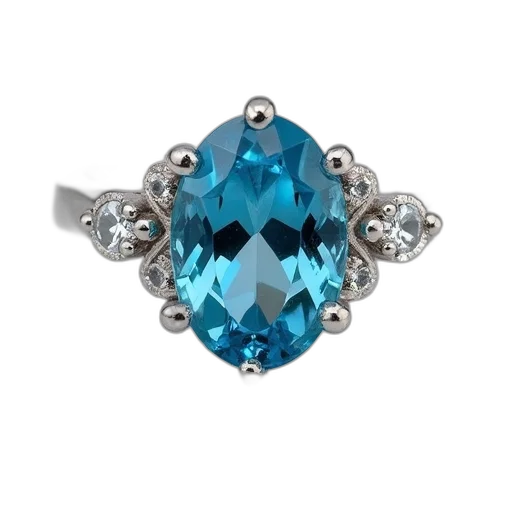 jewelry, crown, blue, sterling transparent PNG cut-out