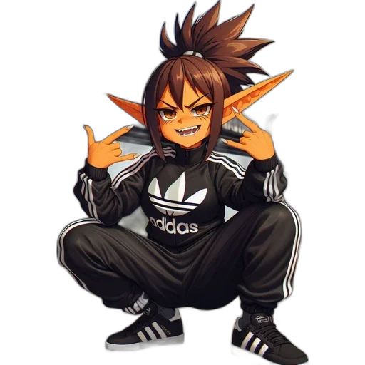 jacket, mask, dragon, pixel art transparent PNG cut-out