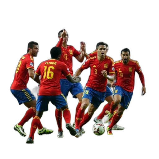 goal, saved, spain, players transparent PNG cut-out