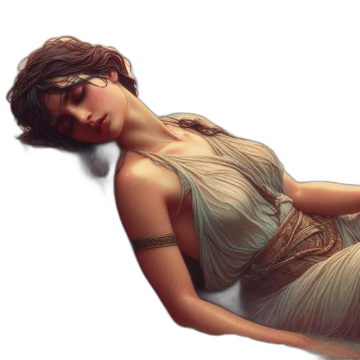 dress, jewelry, photorealistic, fantasy art transparent PNG cut-out