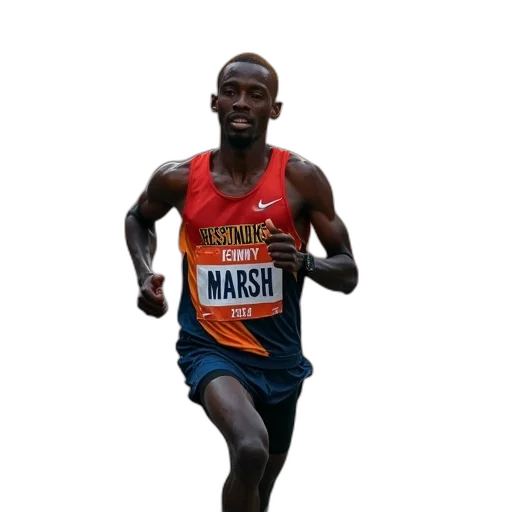 marathon, winner, kenya, tony transparent PNG cut-out