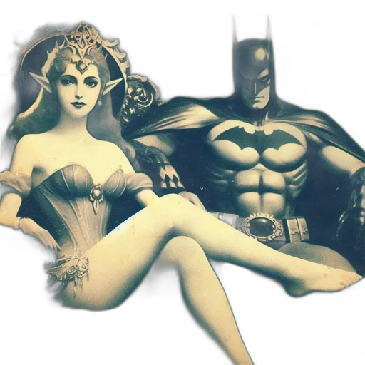 comic book art, concept art, fantasy art, 3d render transparent PNG cut-out